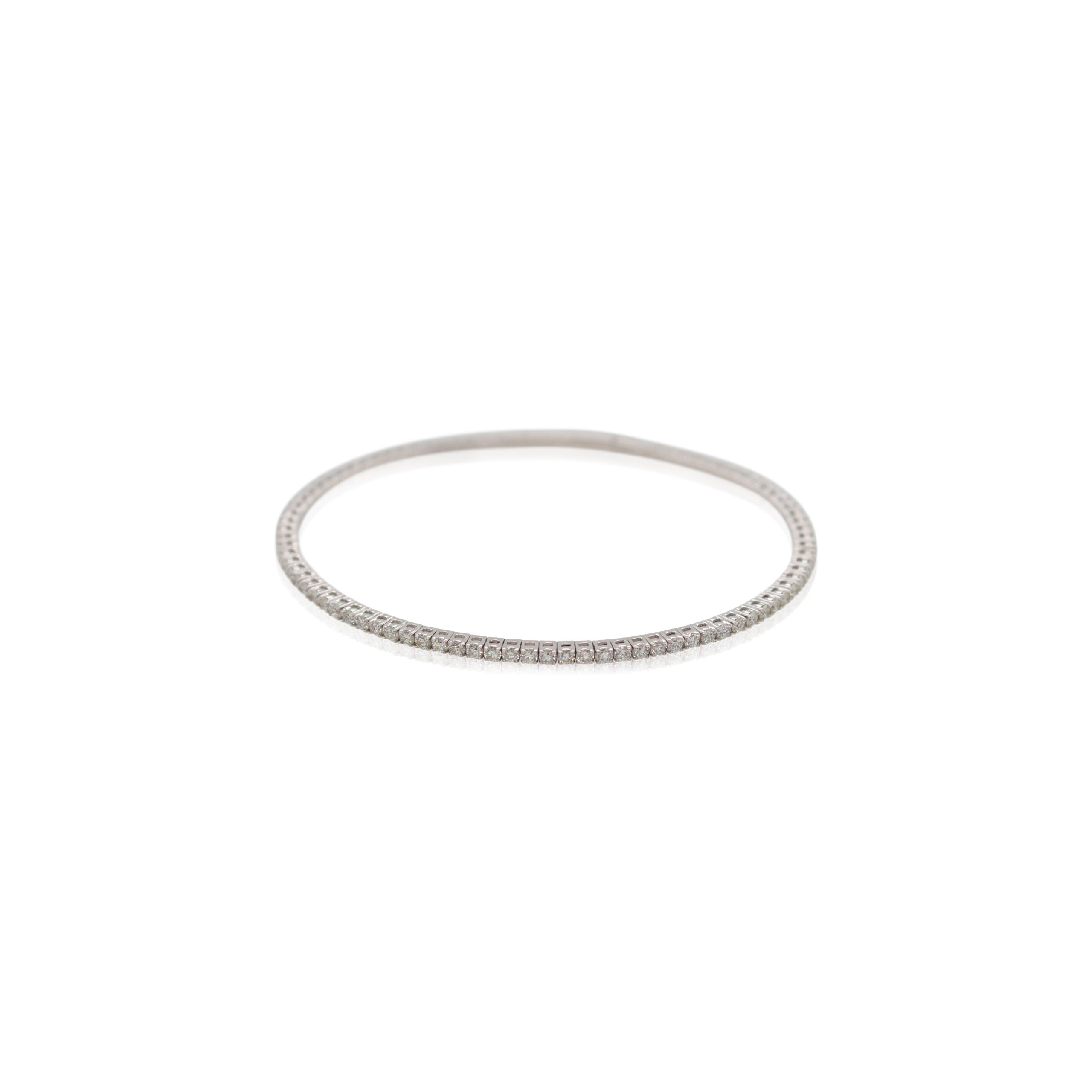 Flexible Diamond Eternity Bangle