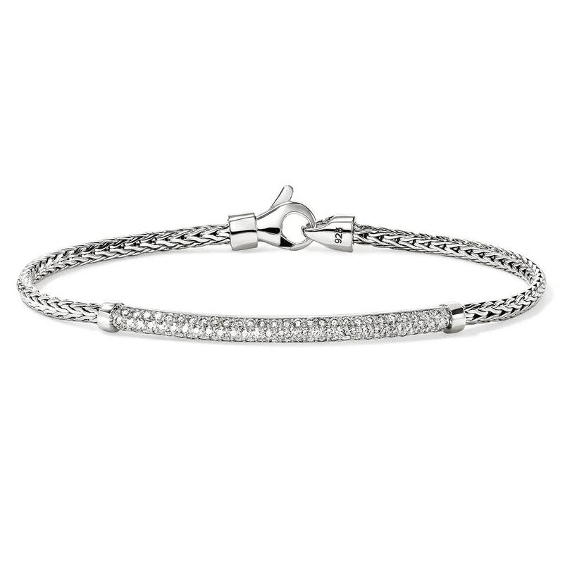 John Hardy 2.5mm Pavé Diamond Bracelet