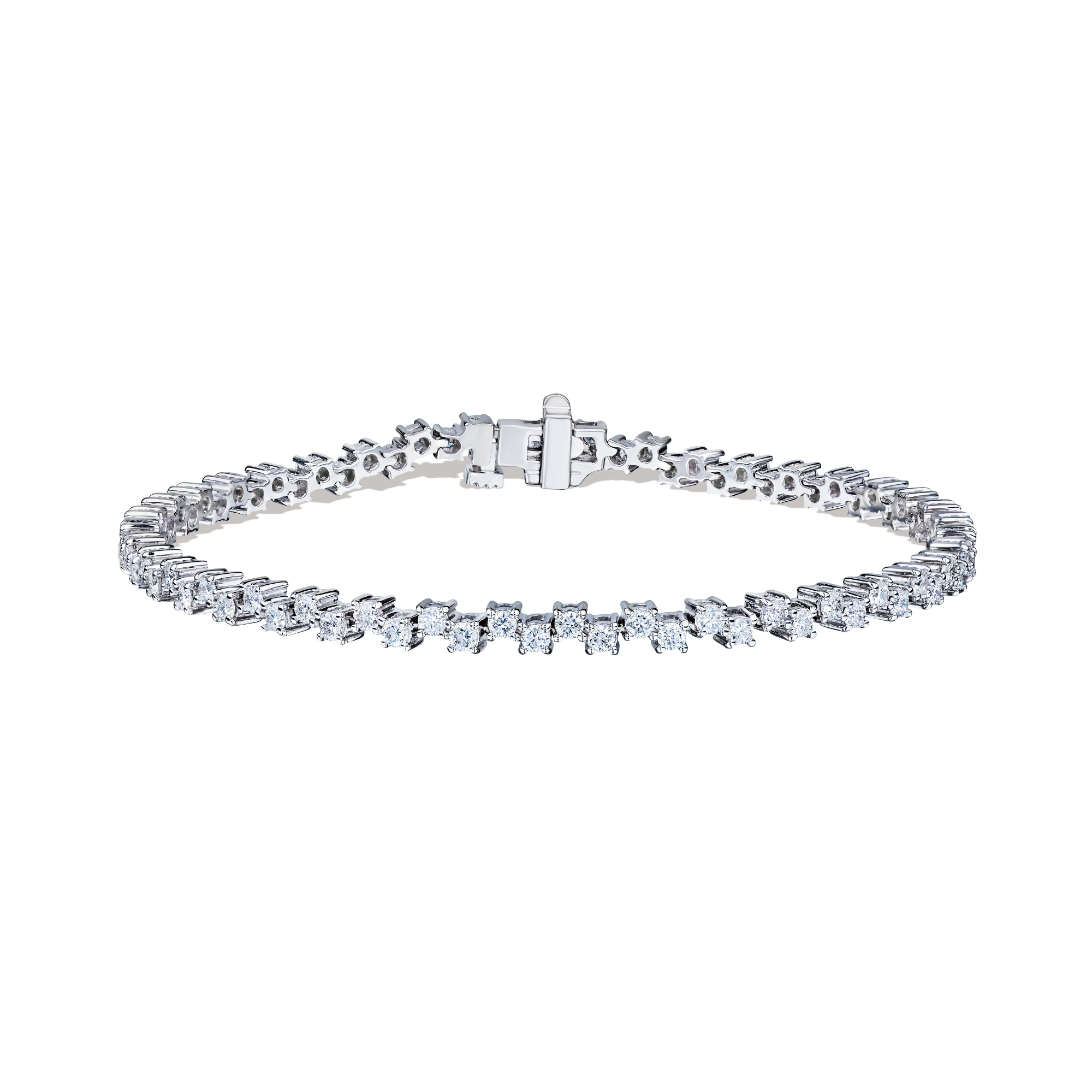 Zig Zag Tennis Bracelet