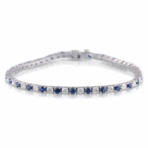Sapphire and Diamond Bracelet