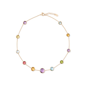 Marco Bicego Jaipur Color Collection 18K Yellow Gold Mixed Gemstone Necklace