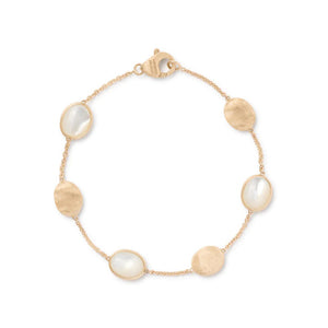 Marco Bicego Siviglia Collection 18K Yellow Gold and Mother of Pearl Bracelet