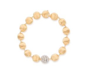 Marco Bicego Africa Alta Collection 18k Yellow Gold Diamond Bracelet