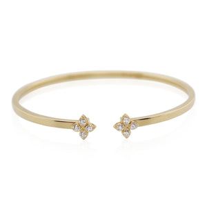 Roberto Coin Floral Diamond Bangle