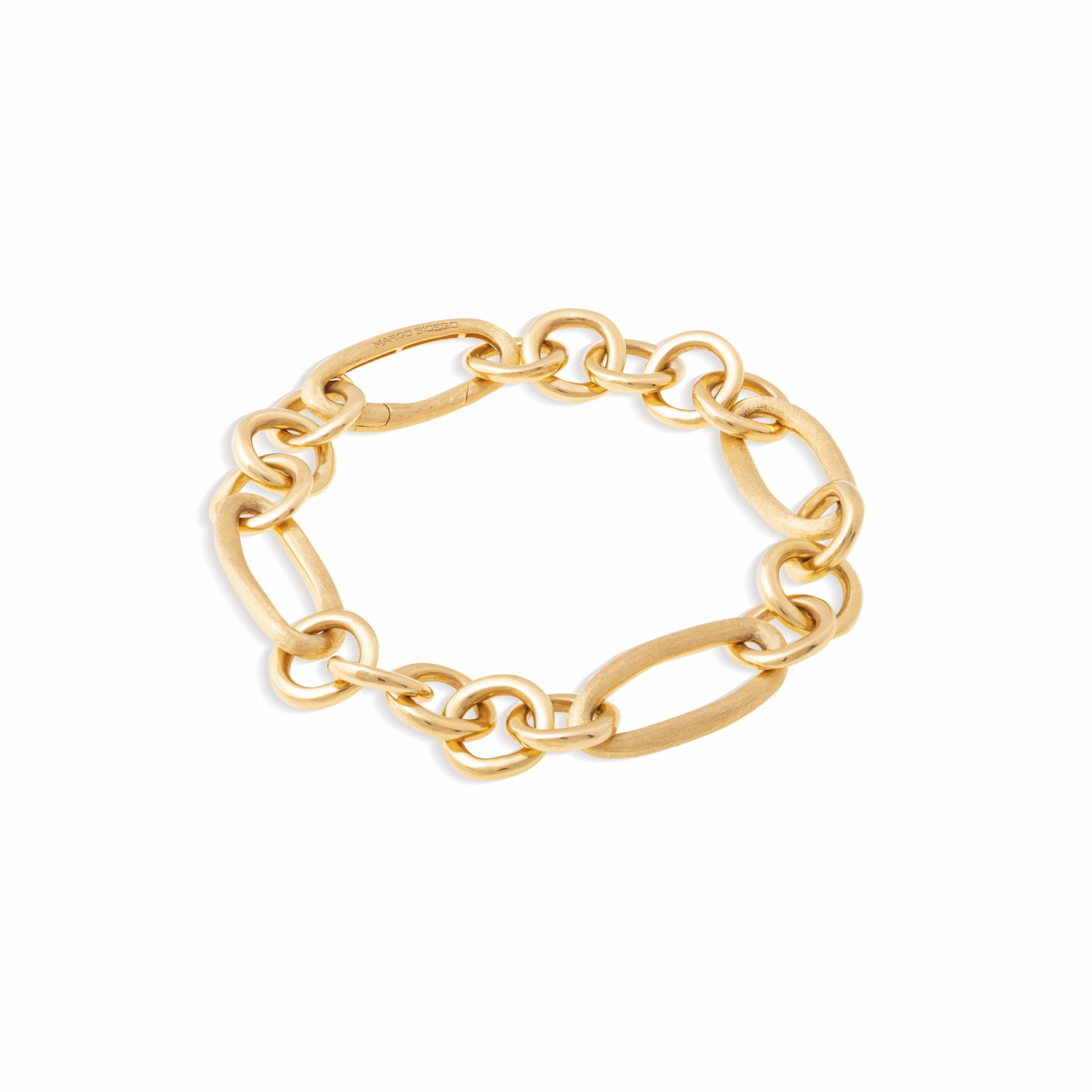 Marco Bicego Jaipur Link Collection 18K Yellow Gold Mixed Link Bracelet