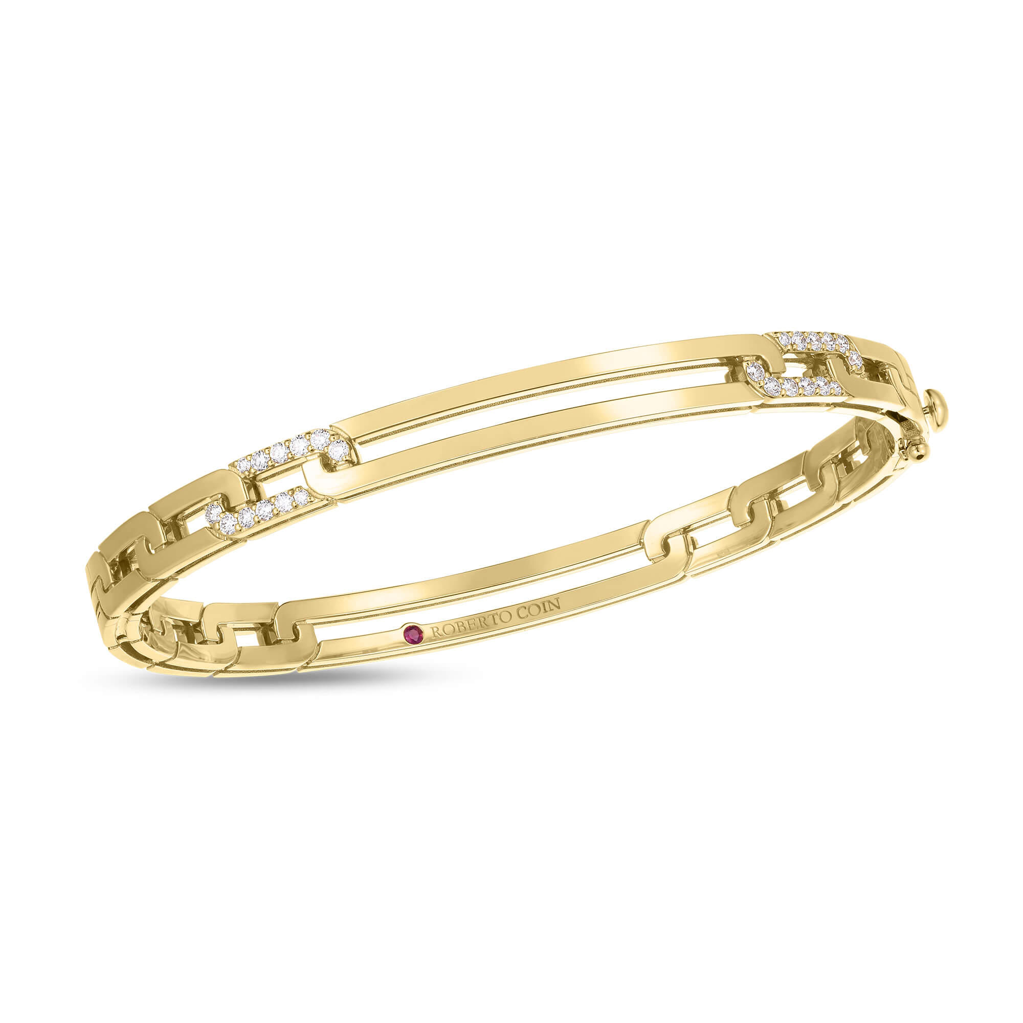 Roberto Coin Navarra Diamond Bangle