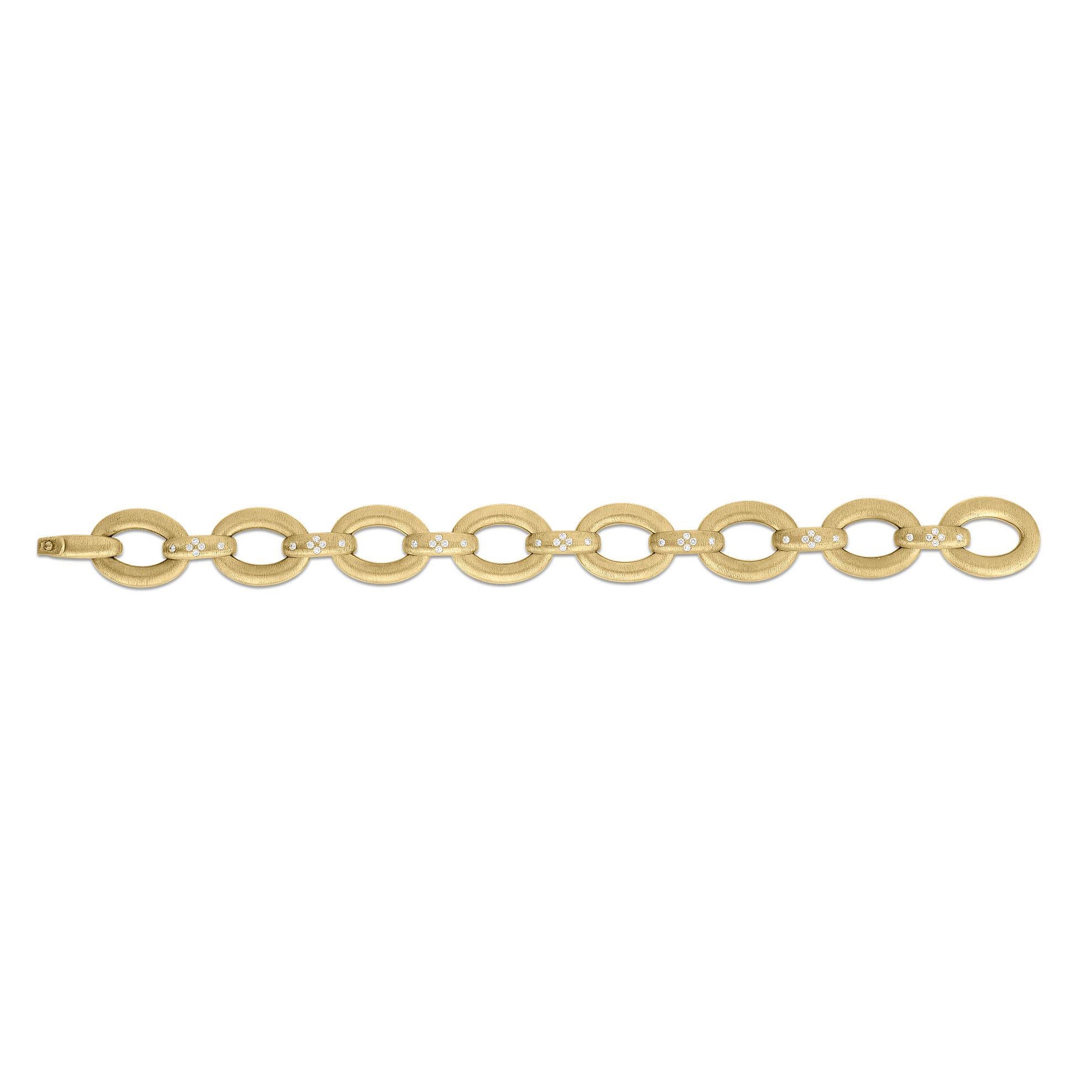 Roberto Coin Yellow Gold Diamond Duchessa Collection Bracelet