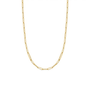 Roberto Coin Alternating Paperclip Link Chain Necklace