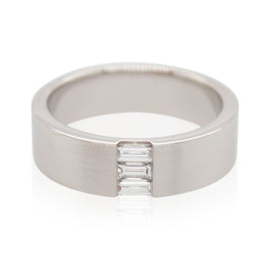 Baguette Diamond Wedding Band