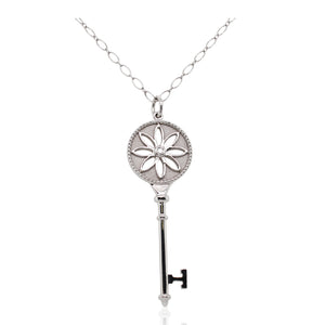 Estate Tiffany & Co. Large Daisy Key Pendant