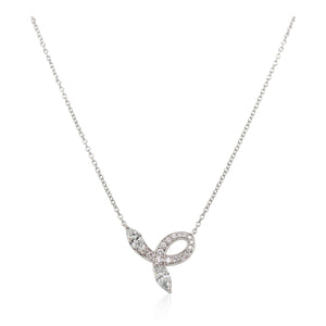 Estate Tiffany & Co. Victoria Diamond Bow Pendant