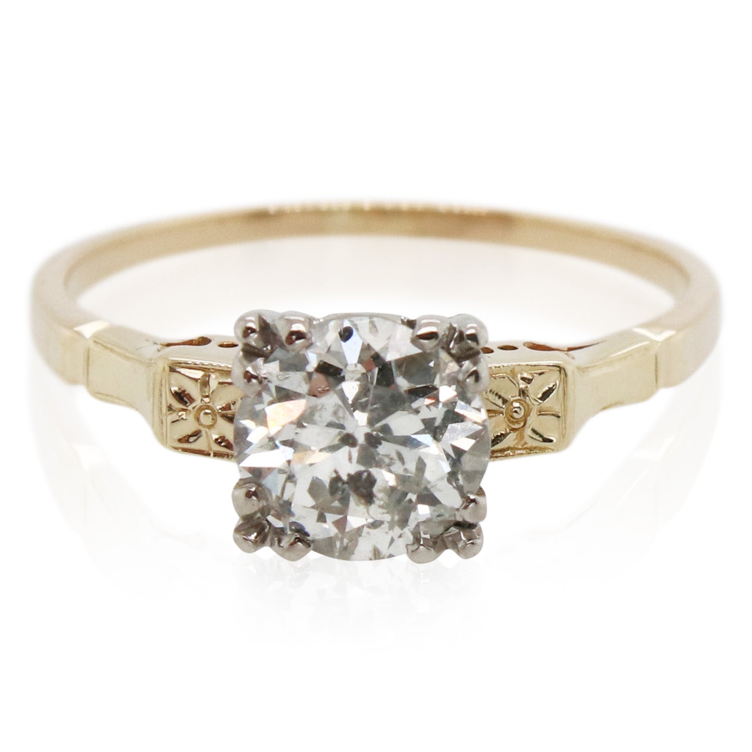 1.10ct Round Diamond Engagement Ring