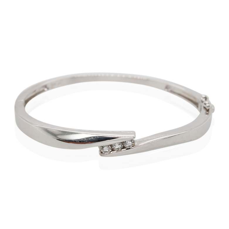 Diamond Bypass Bracelet