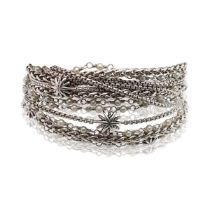 Estate David Yurman Multi-Row Starburst Bracelet