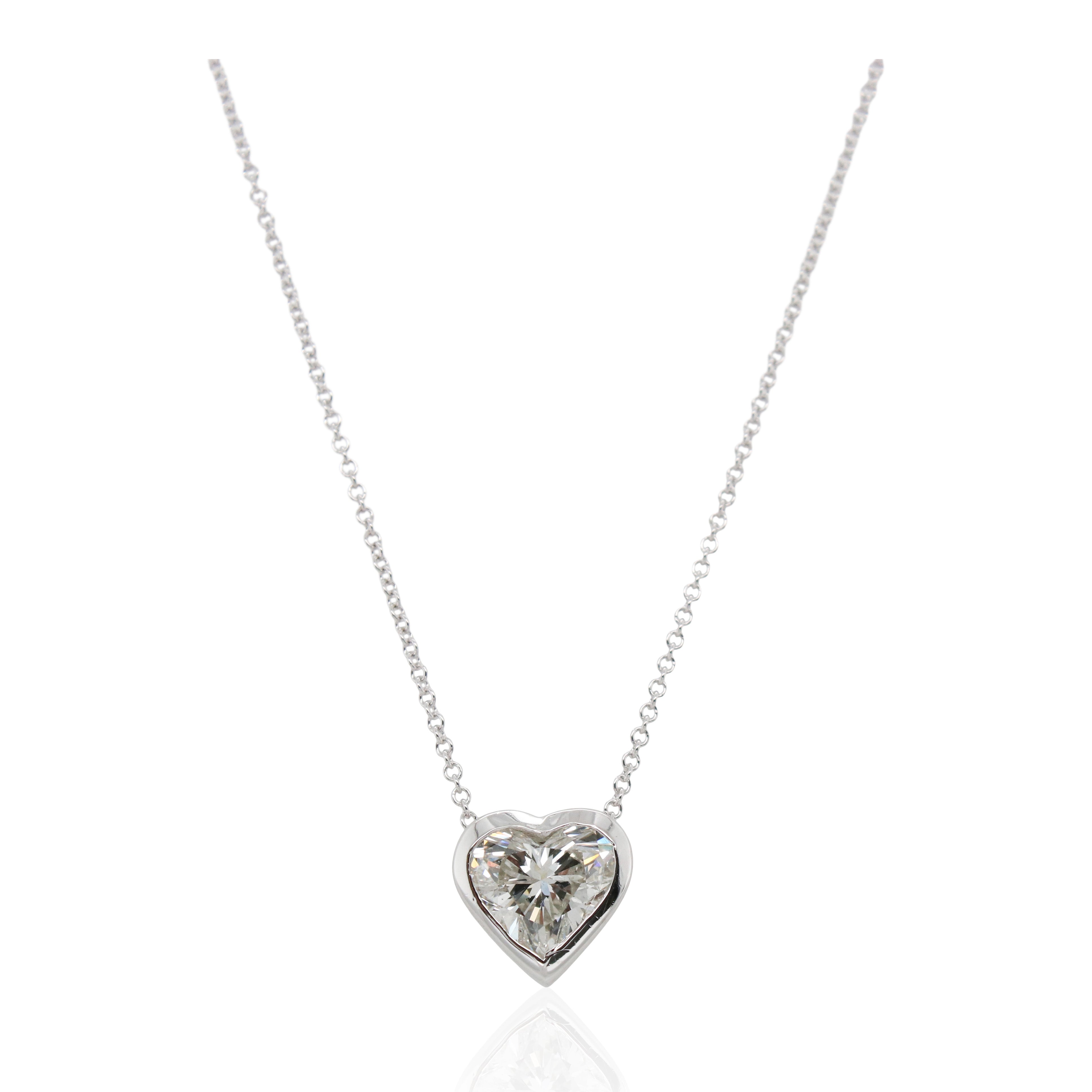 1.60ct Heart-Shaped Diamond Pendant