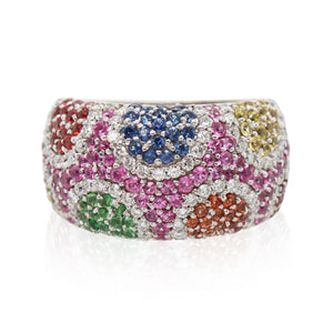 Estate Multi Gemstone Ring