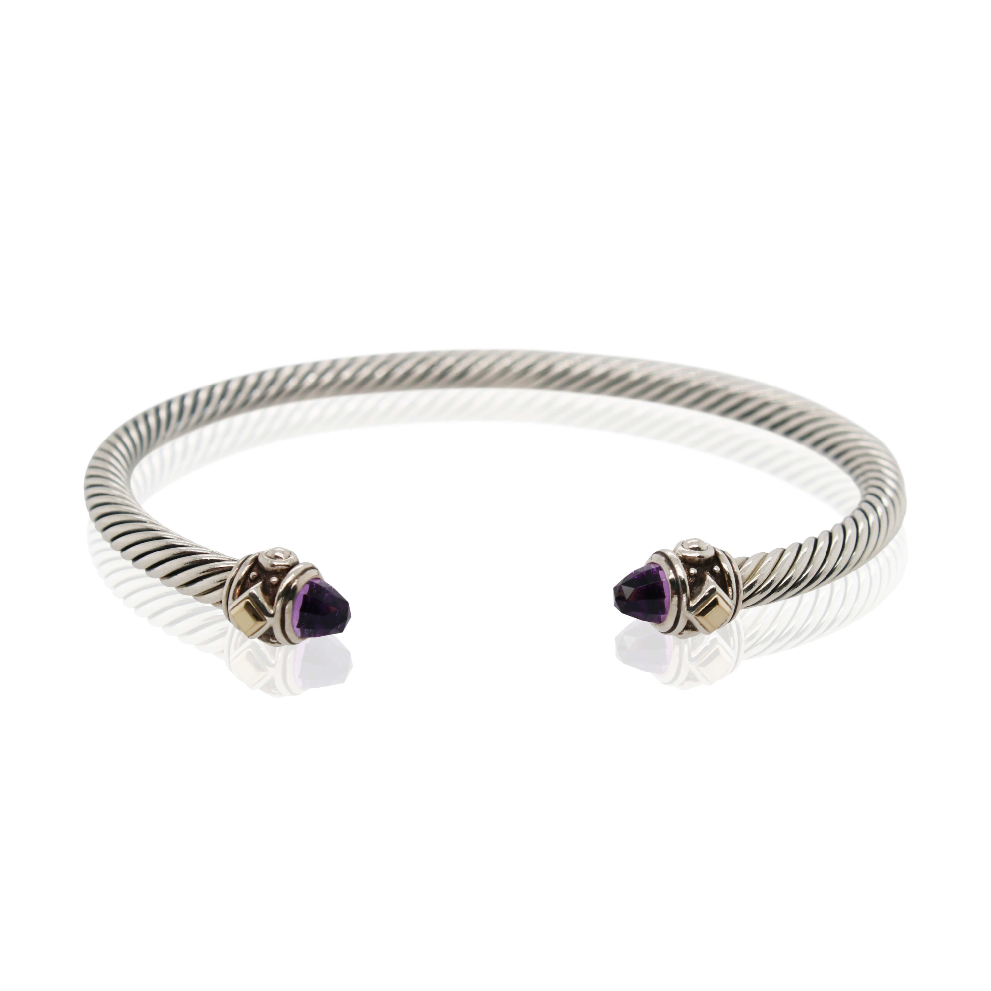 Estate David Yurman Amethyst Confetti Bracelet