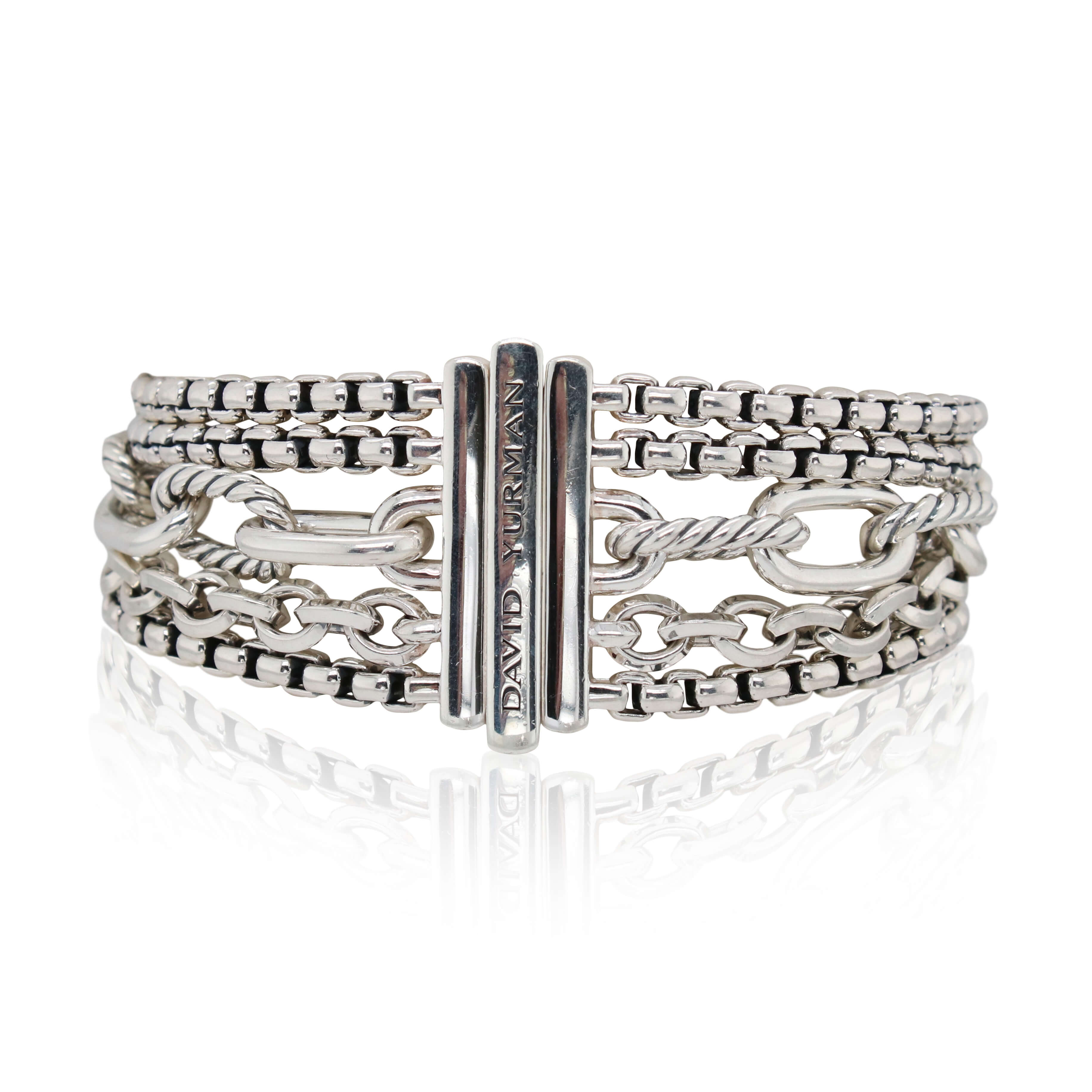 Estate David Yurman 5 Row Chain Bracelet