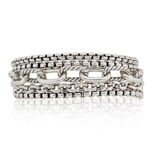 Estate David Yurman 5 Row Chain Bracelet