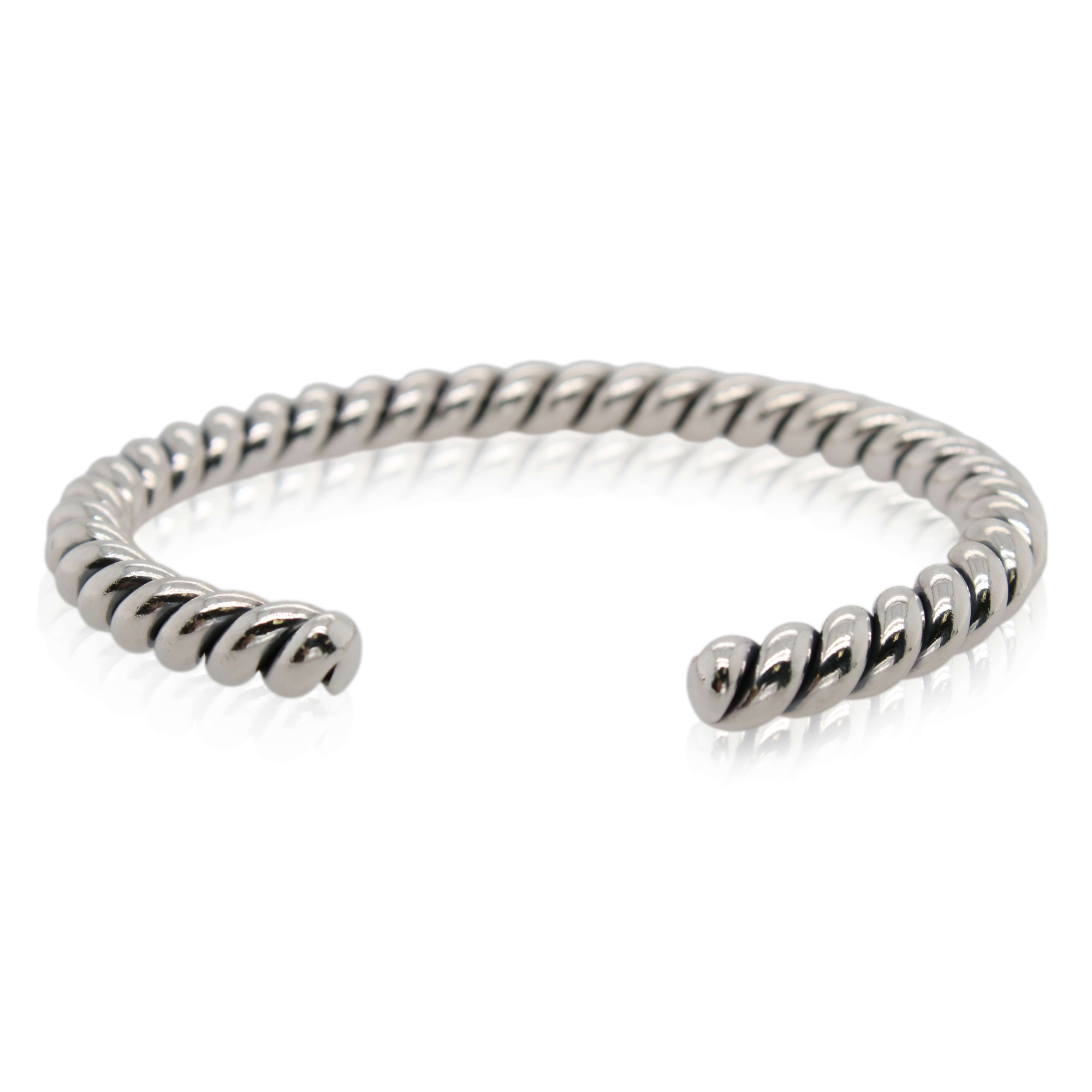 Estate David Yurman 7mm Cable Cuff Bracelet