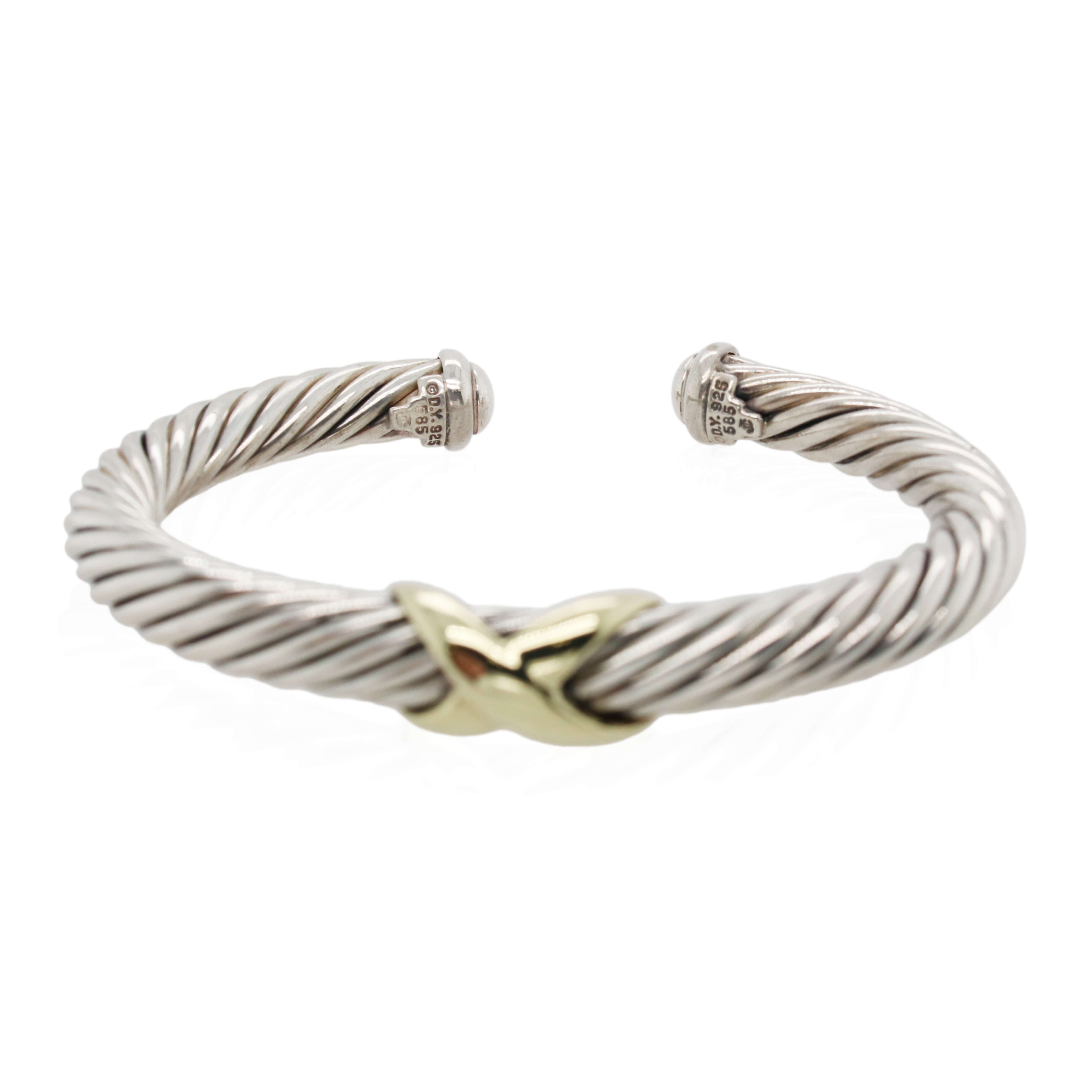 Estate David Yurman 7mm Cable Bracelet