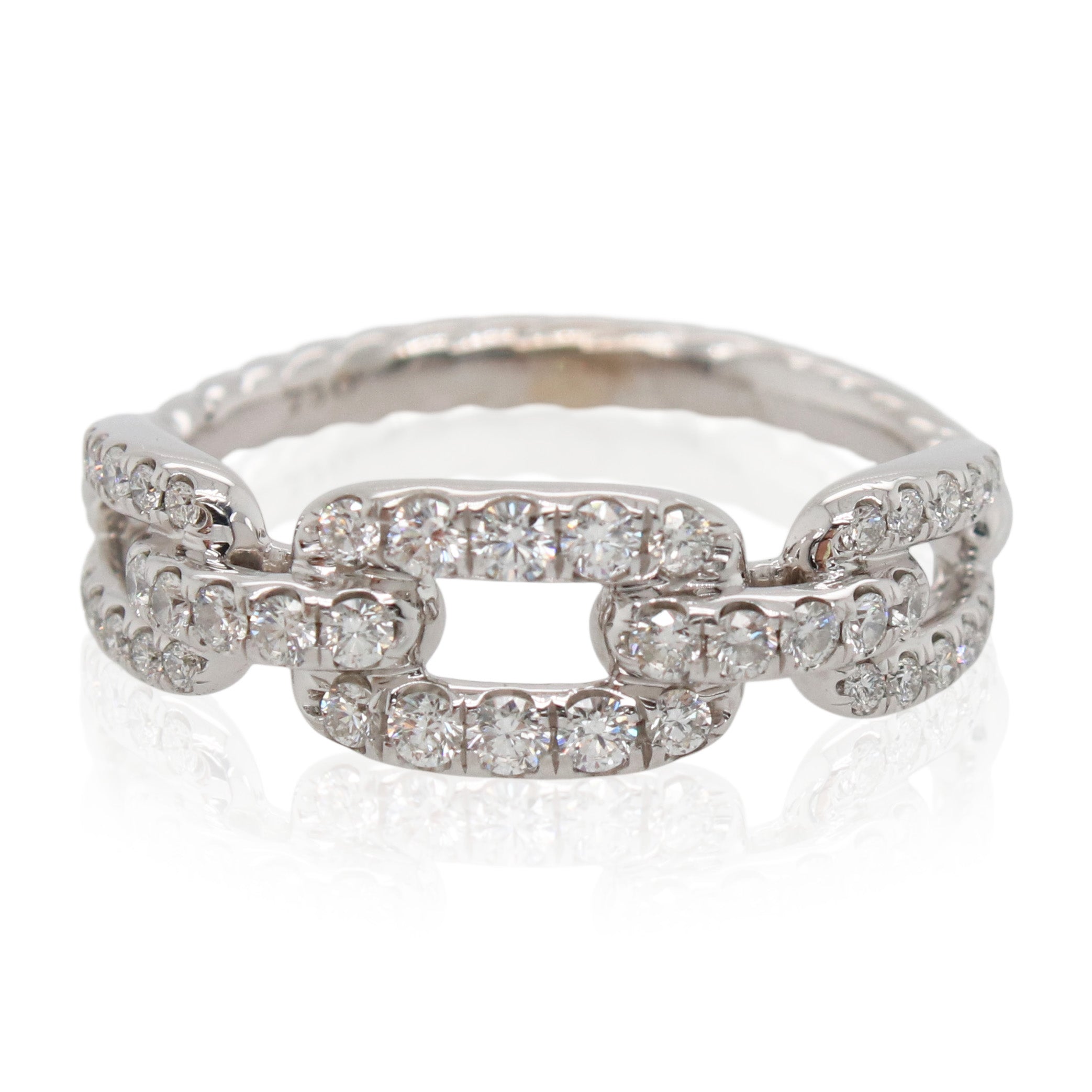 Estate David Yurman Diamond Link Ring