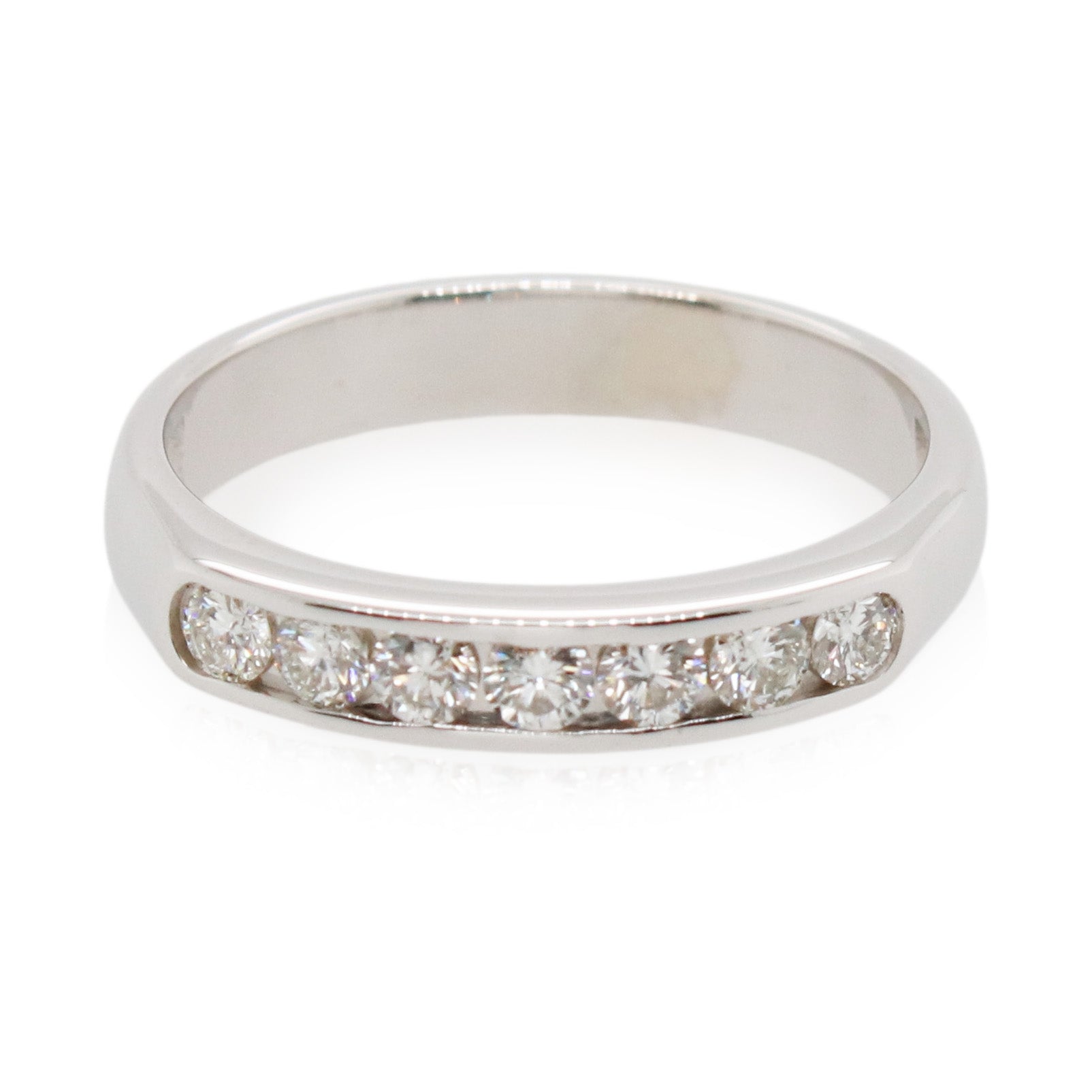 Estate Channel Set 7 Diamond Band