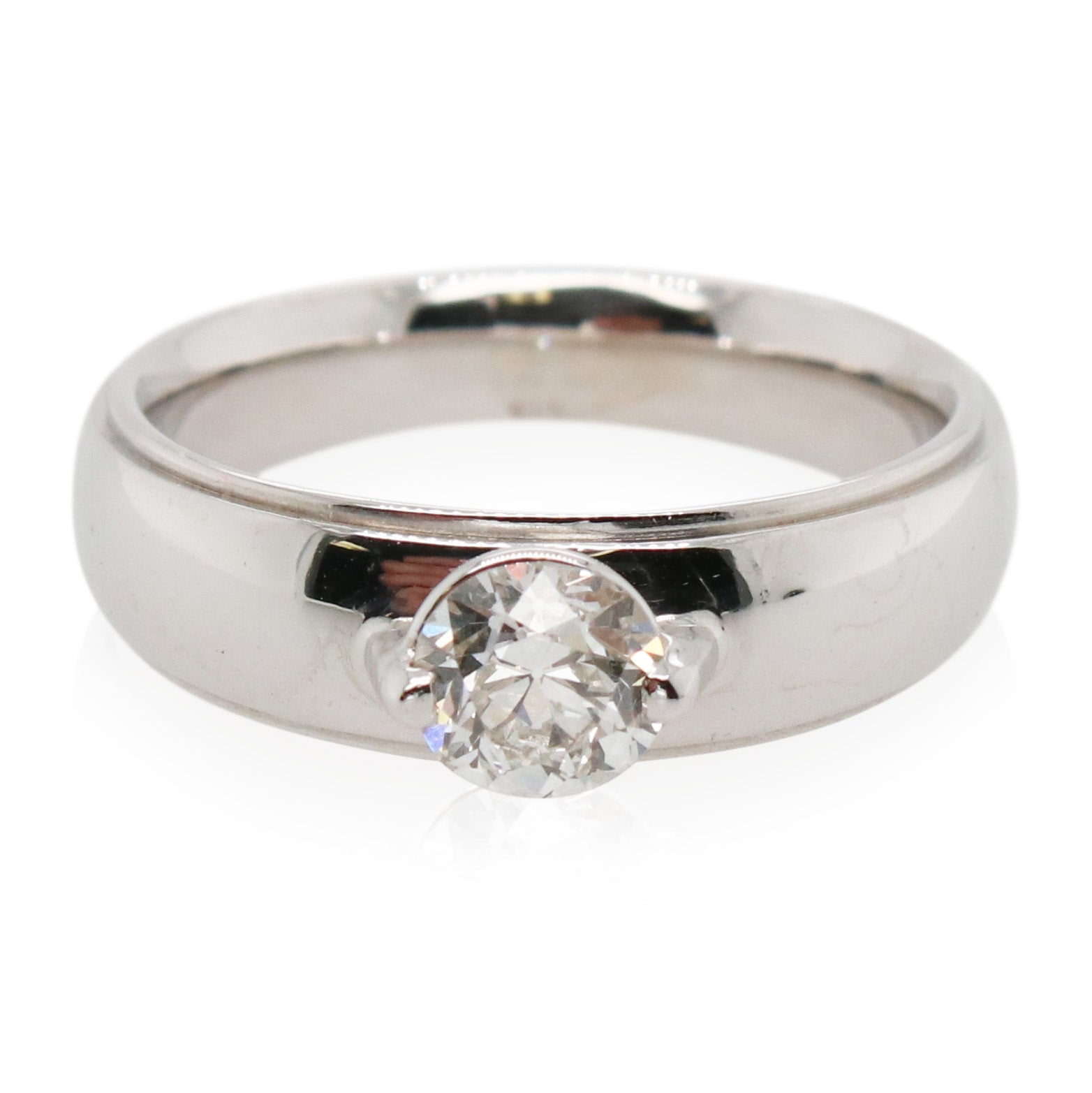 Estate 0.54ct Old European Cut Ring
