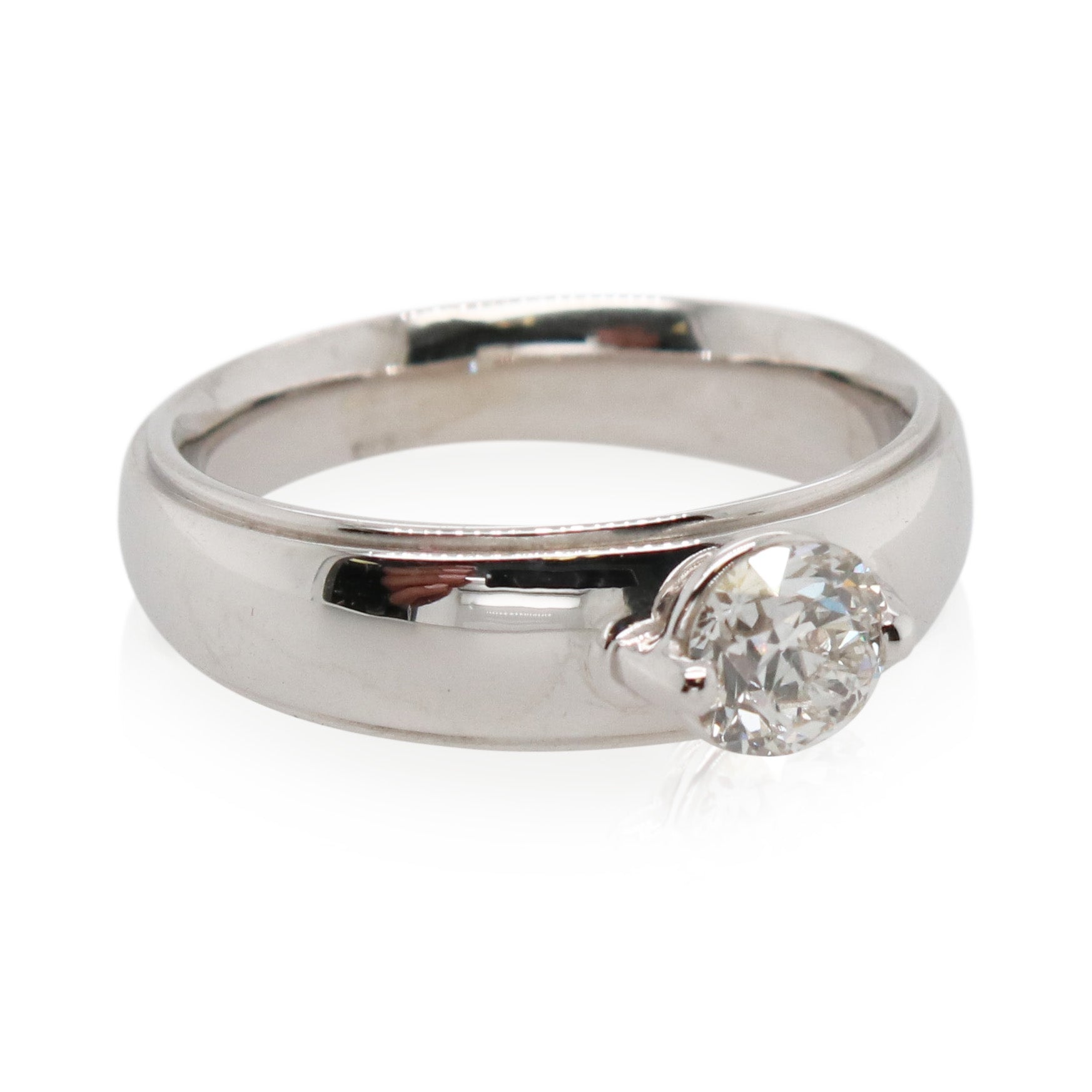 Estate 0.54ct Old European Cut Ring