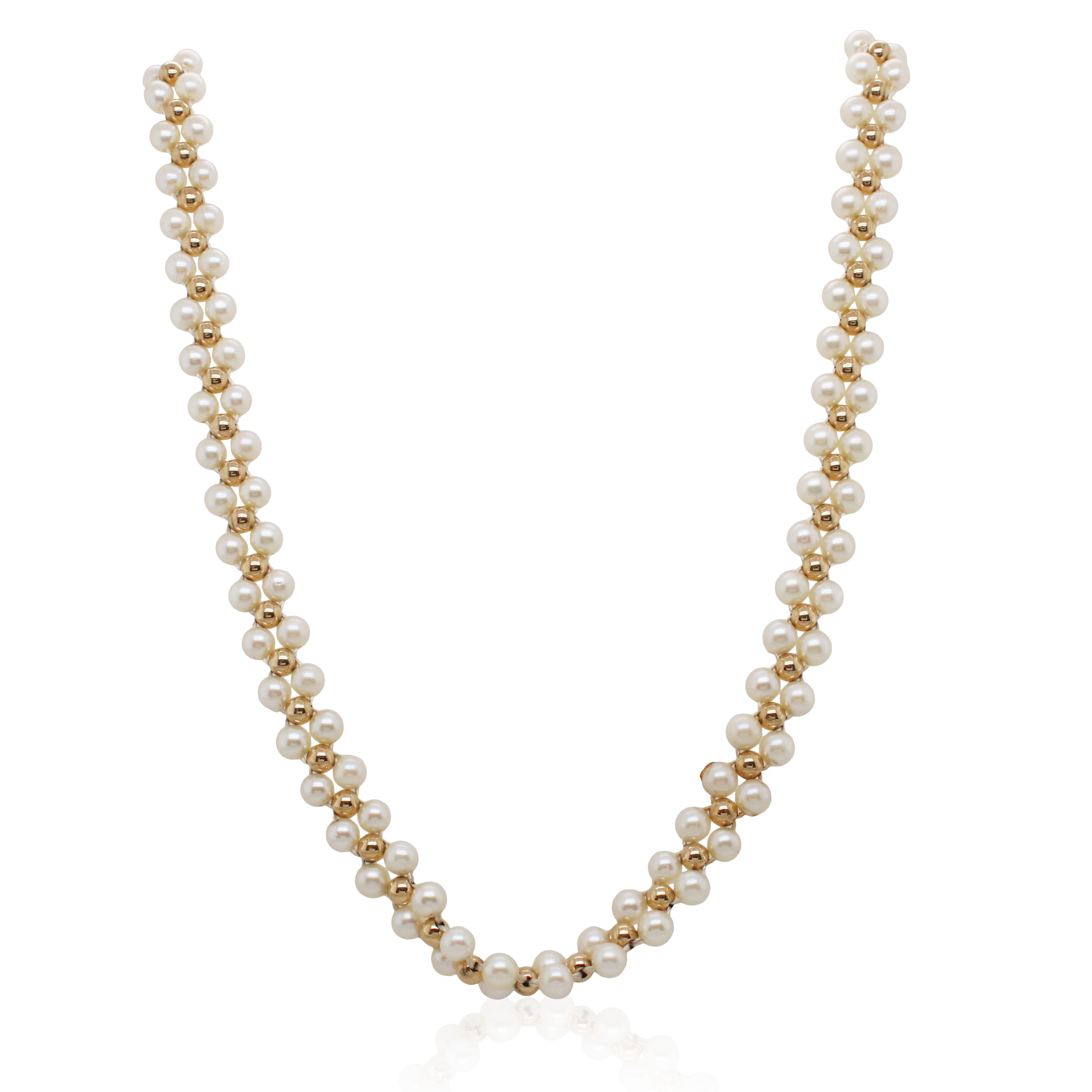 Estate Beaded Pearl Necklace
