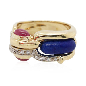Estate Multi-Gemstone Ring