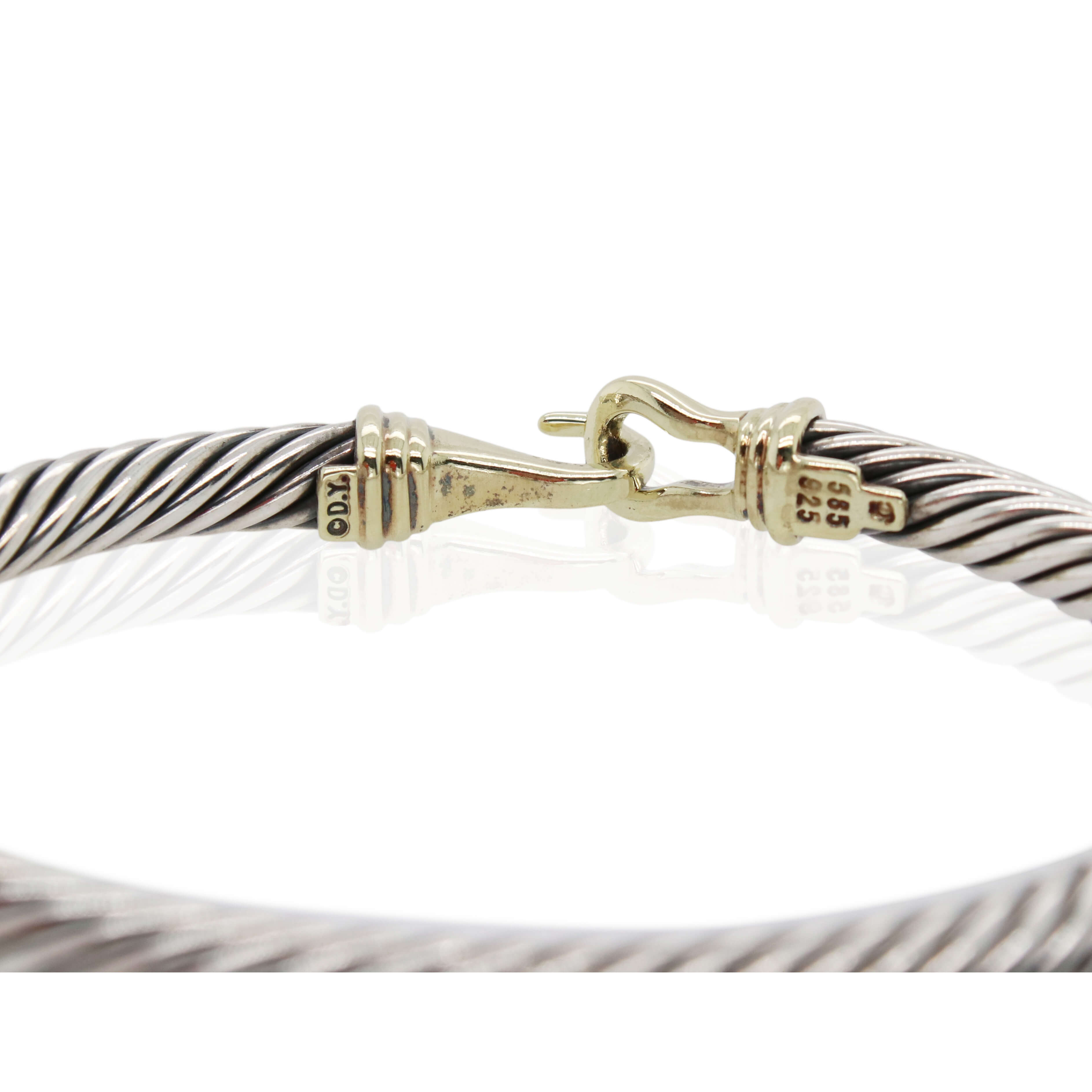 Estate David Yurman 5mm Cable Hook Bracelet