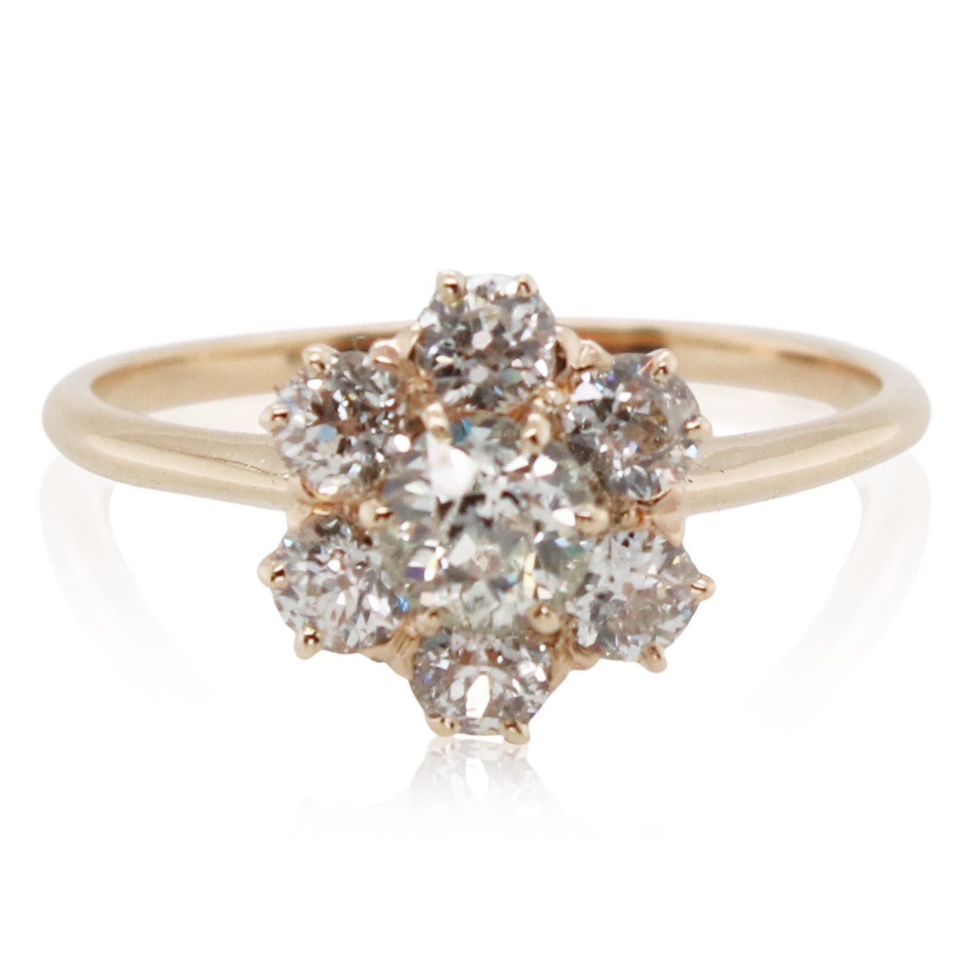 Estate 0.35ct Old European Cut Diamond Ring