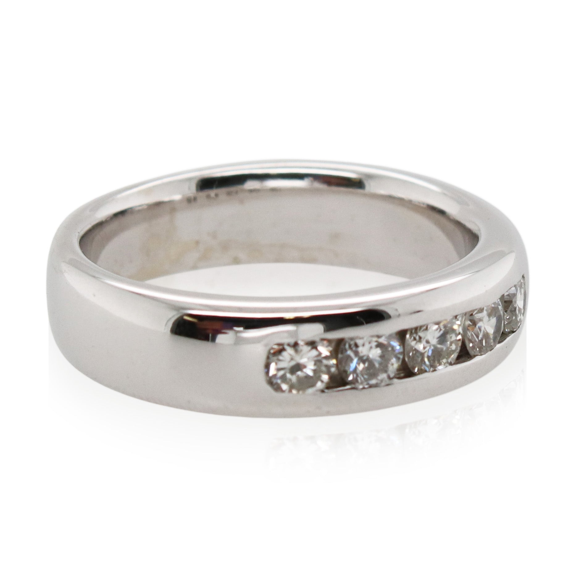 Estate 5 Diamond Channel Set Band