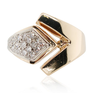 Estate Diamond Arrow Ring