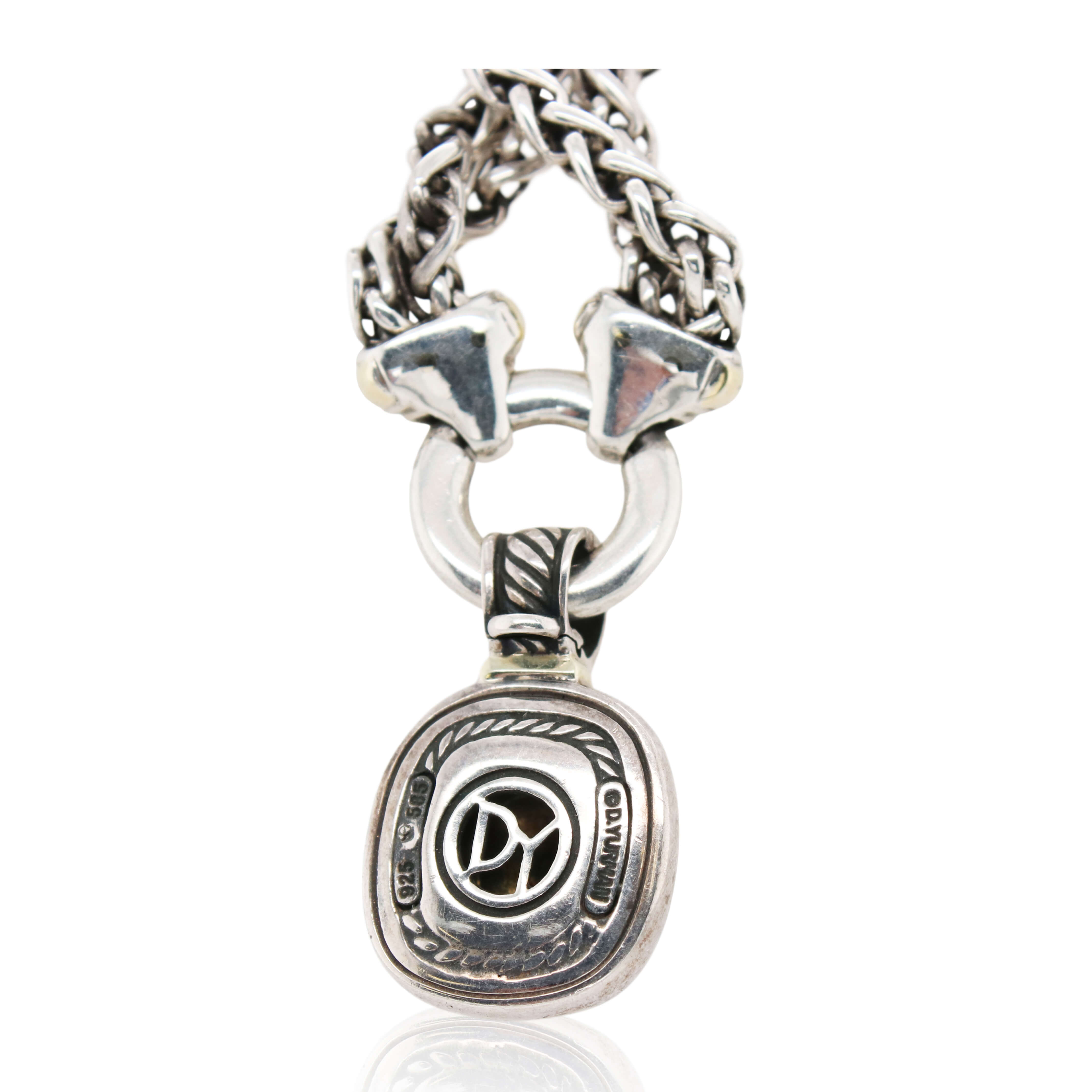 Estate David Yurman Double Row Pendant