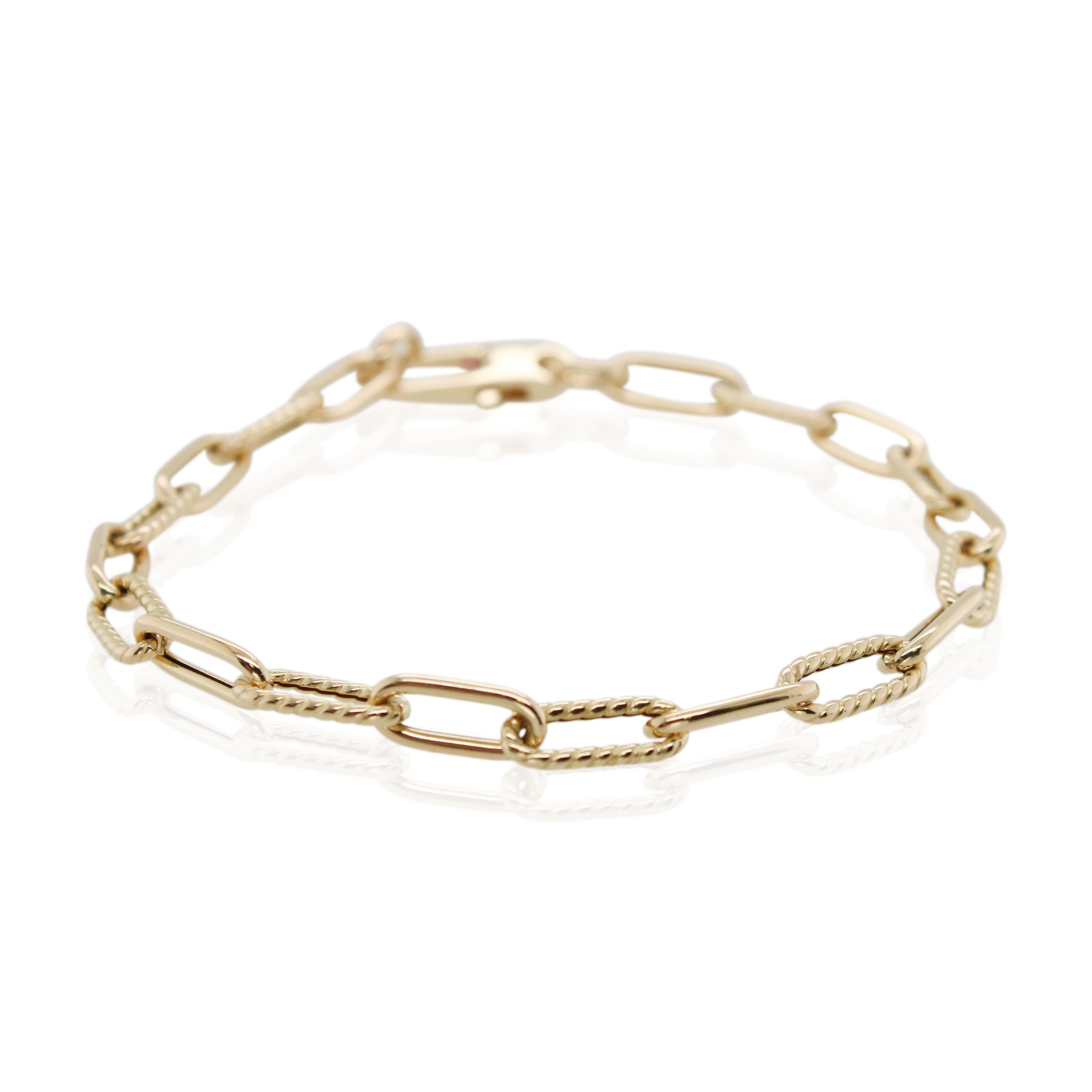 Estate Roberto Coin Alternating Link Bracelet