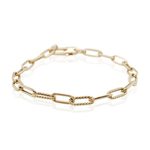 Estate Roberto Coin Alternating Link Bracelet