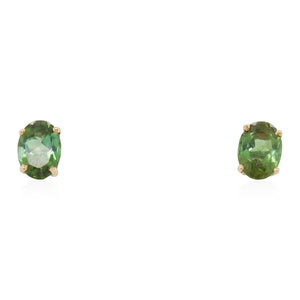 Estate Green Tourmaline Studs