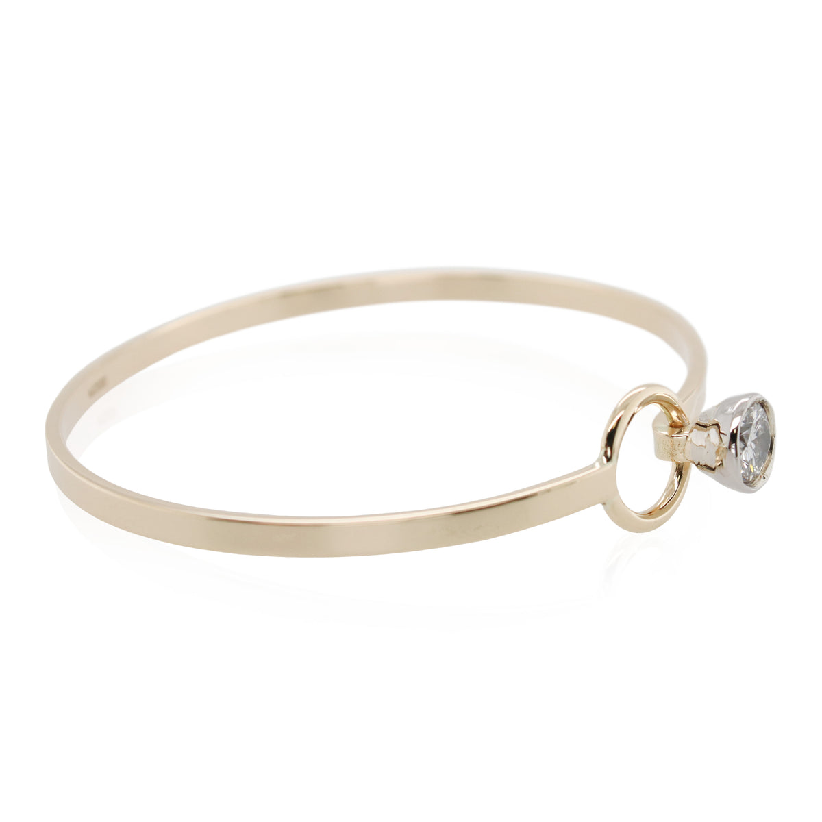 Estate 0.82ct Bezel Set Diamond Bracelet