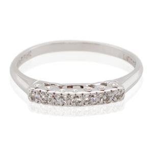 Estate 0.05 Total Carat Weight Diamond Band