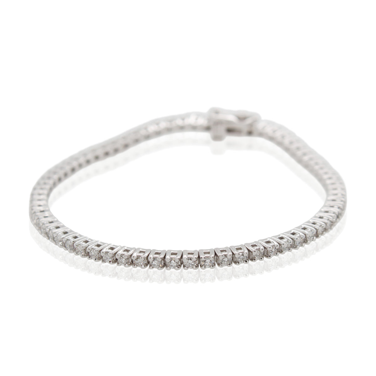 Estate 2.00 Total Carat Weight Diamond Tennis Bracelet