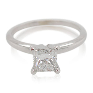Estate 1.05ct Princess Cut Solitaire Engagement Ring
