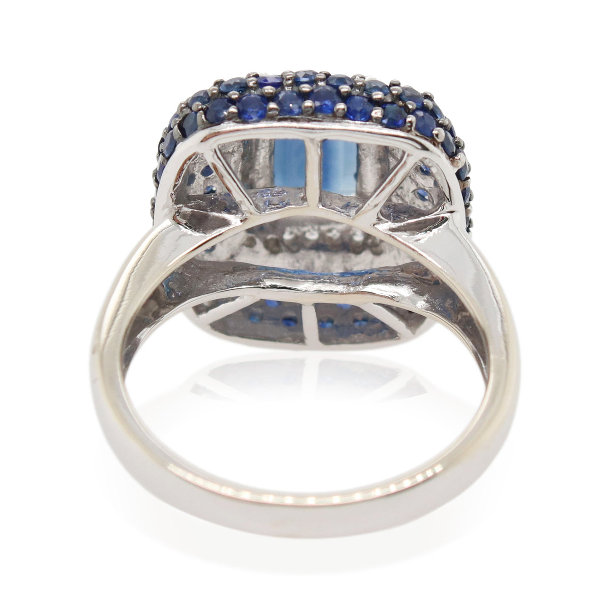 Estate 1.00ct Sapphire and Diamond Ring