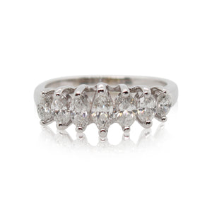 7 Stone Marquise Diamond Ring