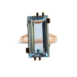 Emerald Cut Spinel Ring