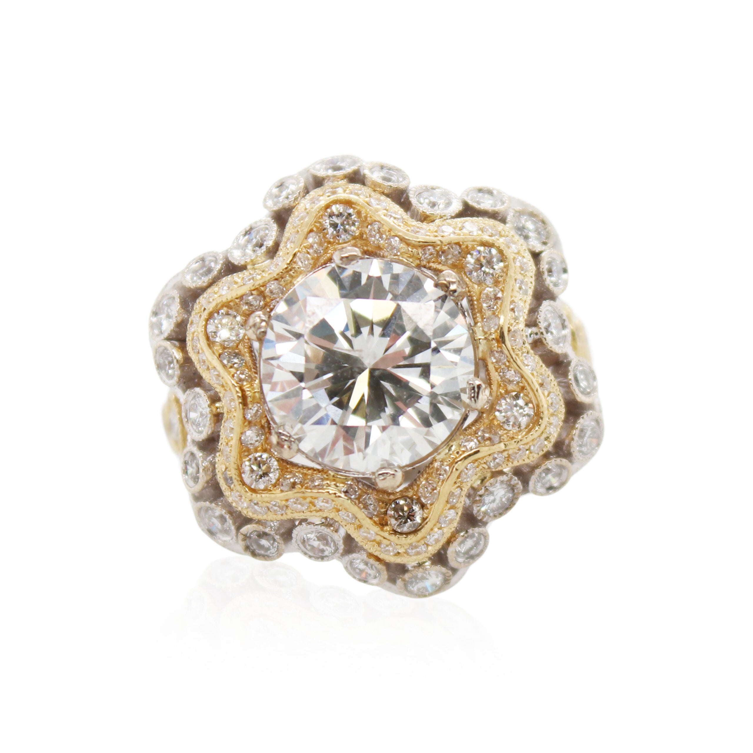 3.52ct Round Diamond Ring