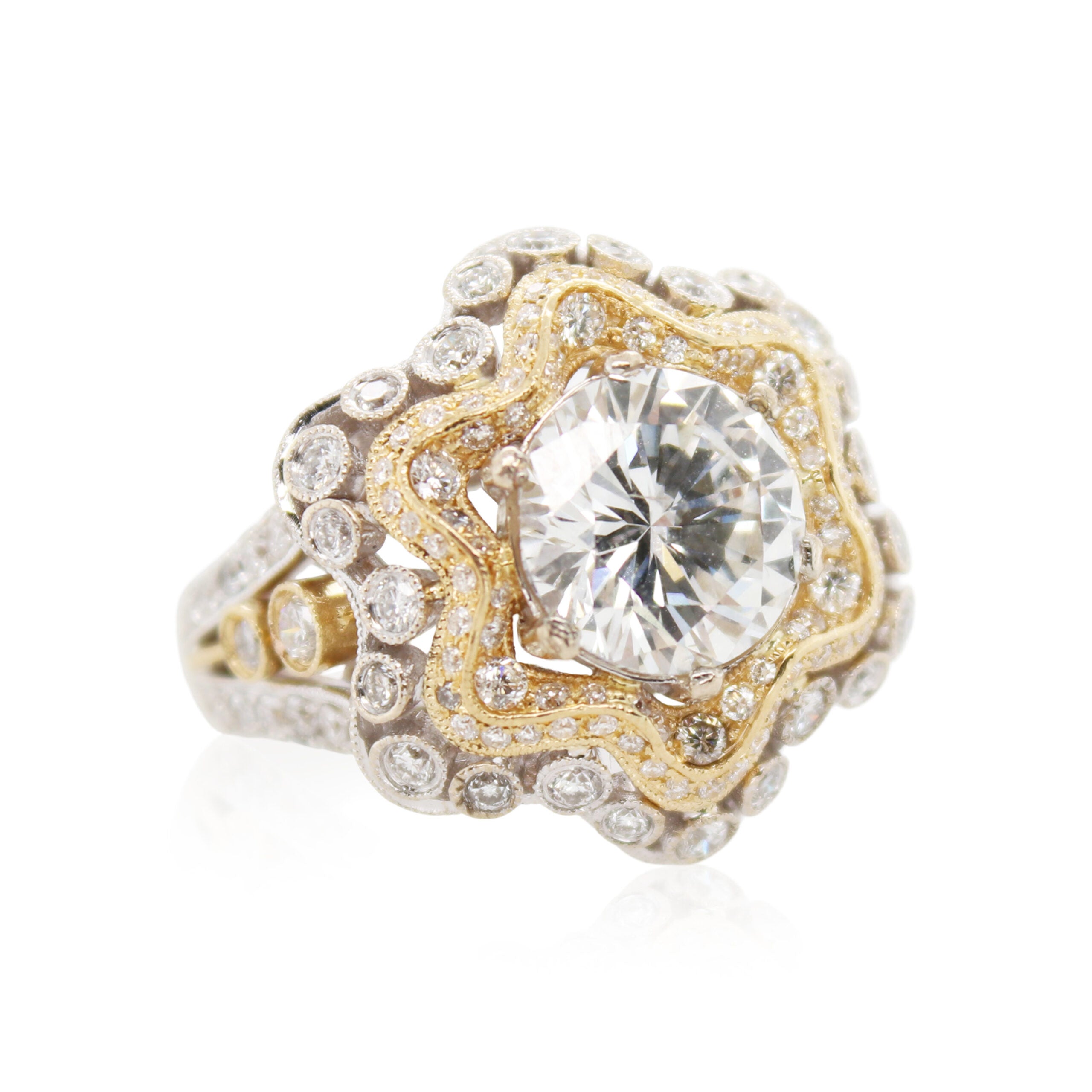 3.52ct Round Diamond Ring