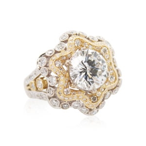 3.52ct Round Diamond Ring