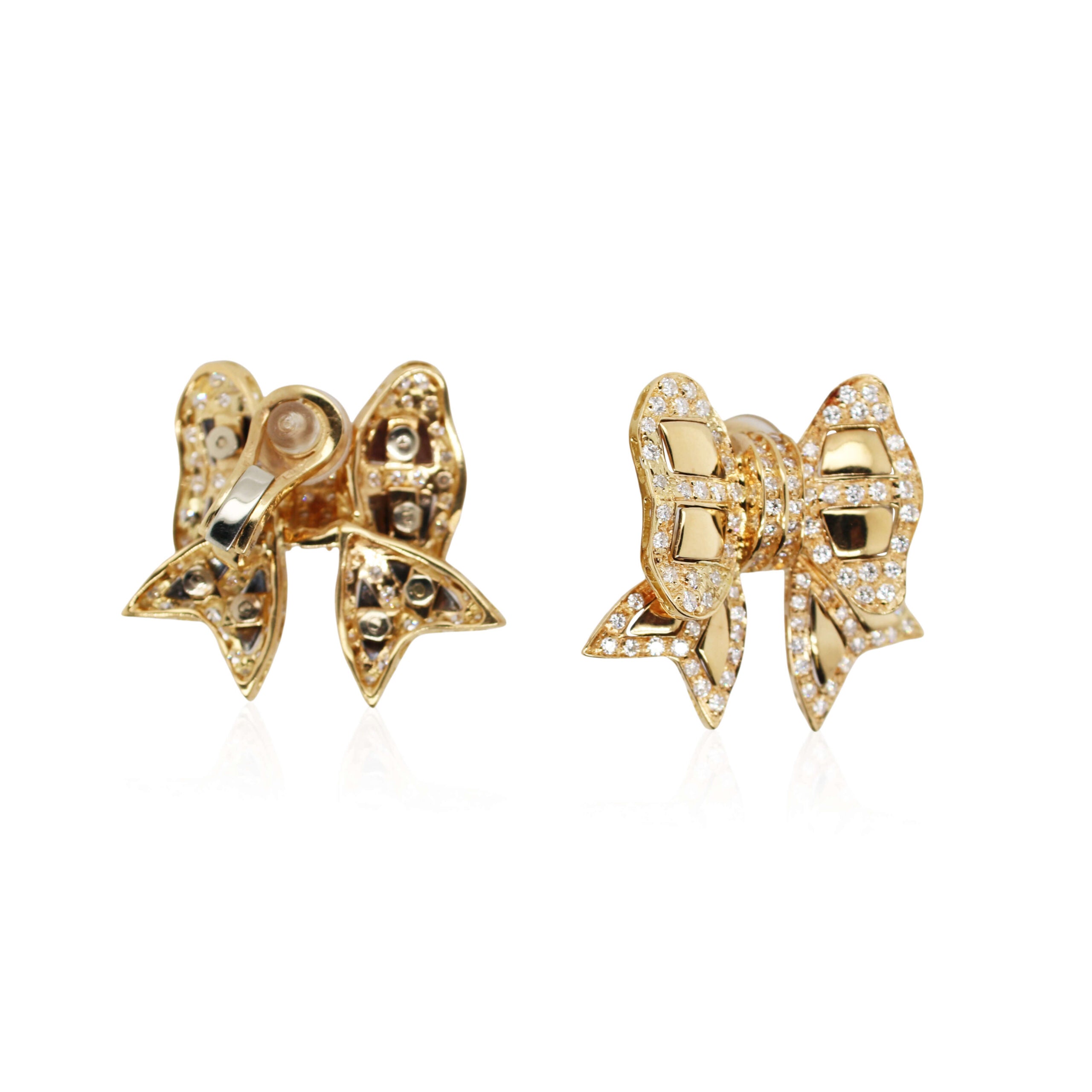 Alberto Repossi Diamond Bow Earrings
